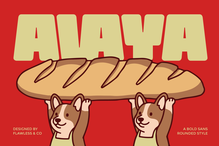 Preview of AVAYA Font