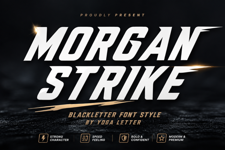 Preview of Morgan Strike Font