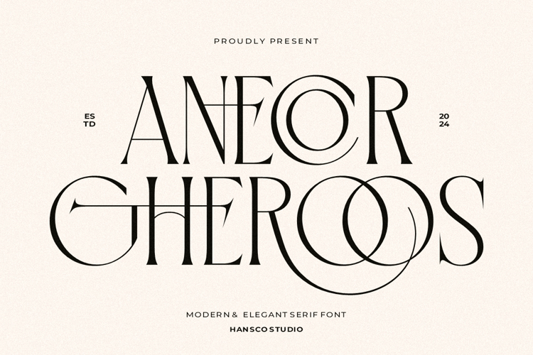 Anecor Gheroos Font