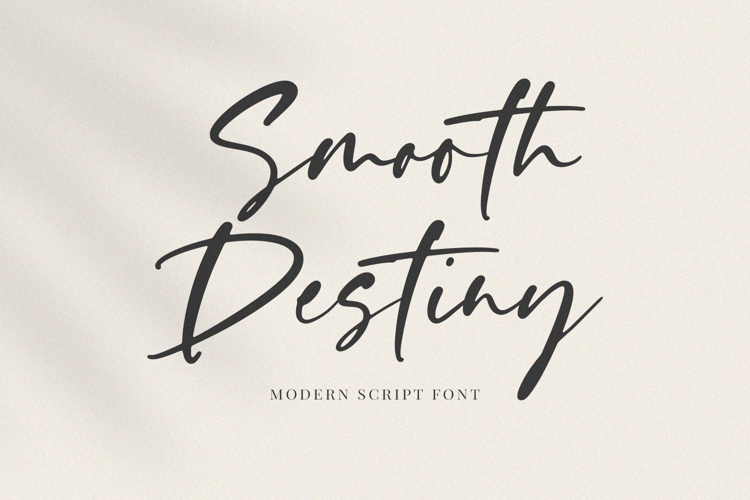 Smooth Destiny Font