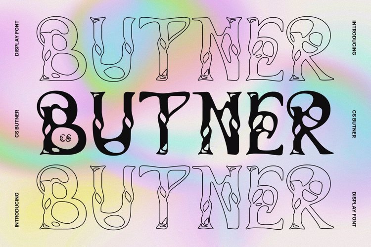 Preview of CS Butner Font