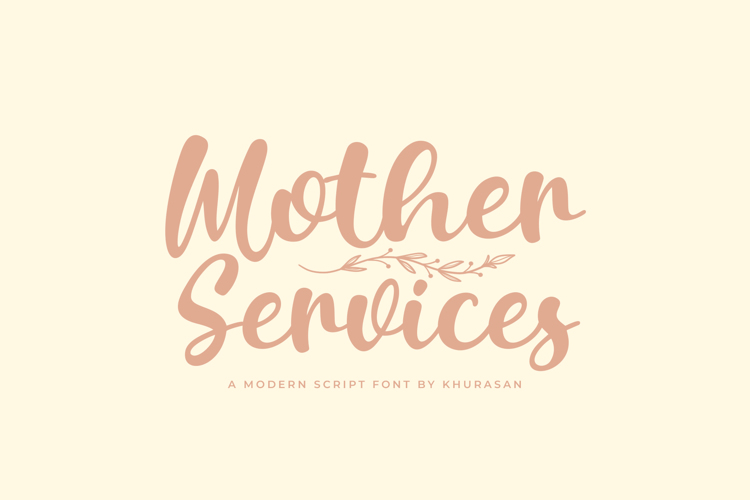 Mother Services Font