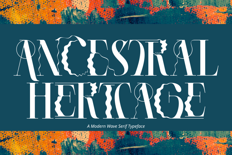 Preview of Ancestral Heritage Font