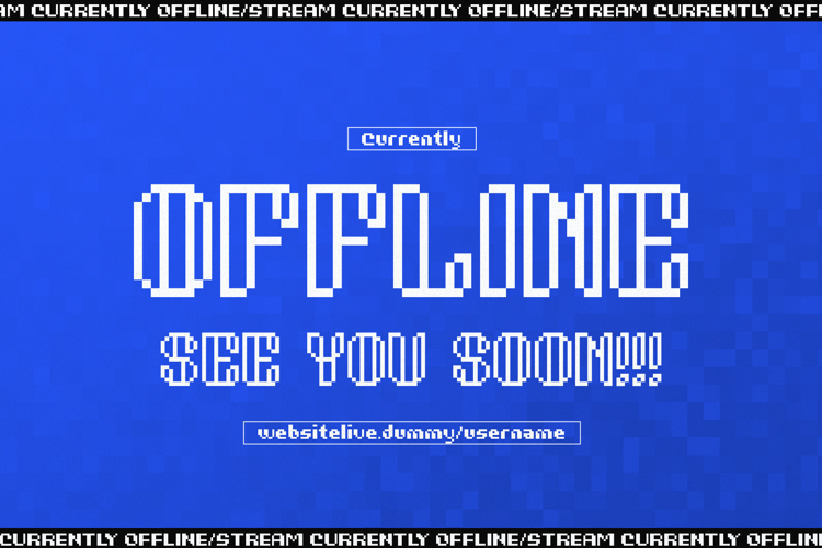 Preview of Bitmap Loft Font