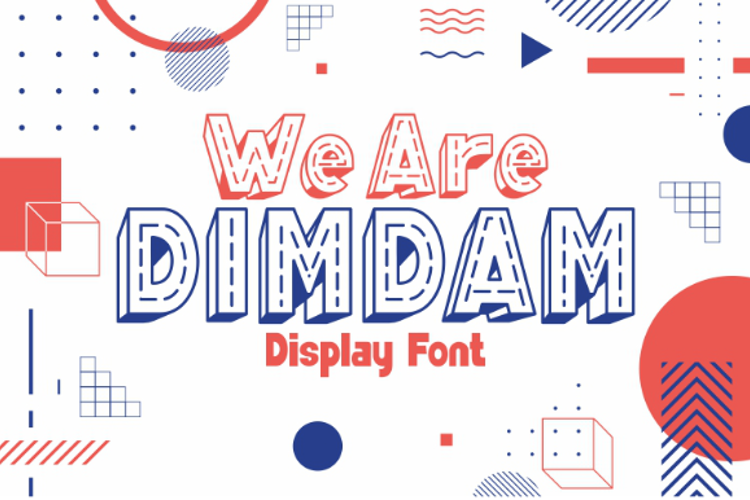 We Are DIMDAM Font