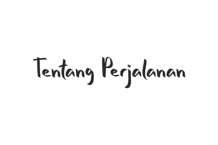 Tentang P Font