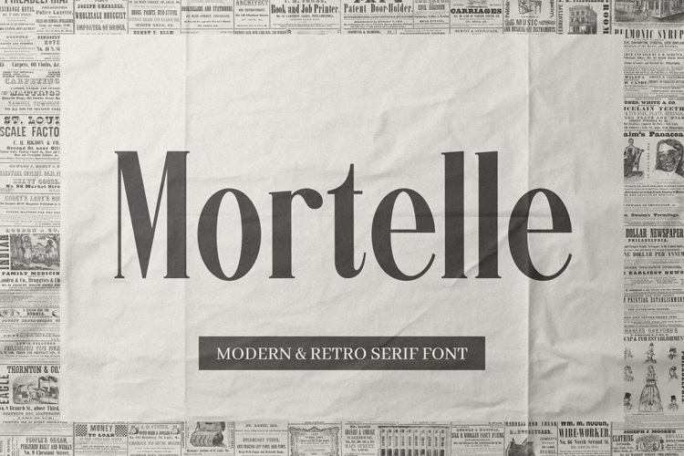 Preview of Mortelle Font