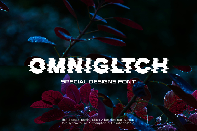 Preview of GLTCH Font