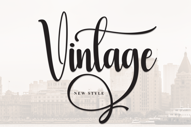 Preview of Vintage Font