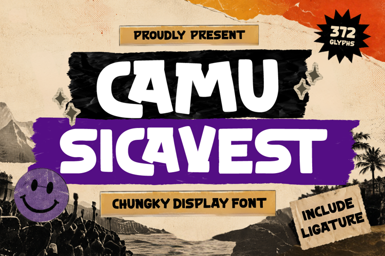 Preview of Camu Sicavest Font