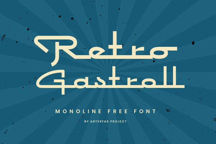 Retro Gastroll Font