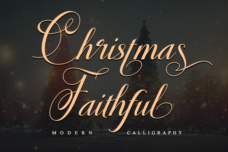 Christmas Faithful - Font