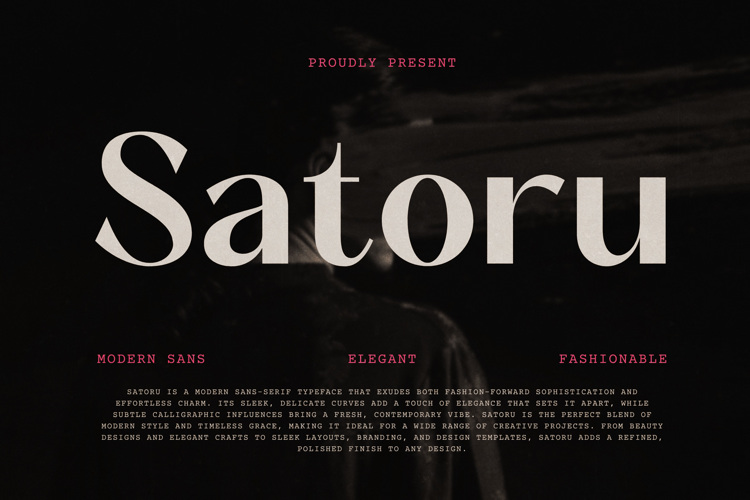 Preview of Satoru Font