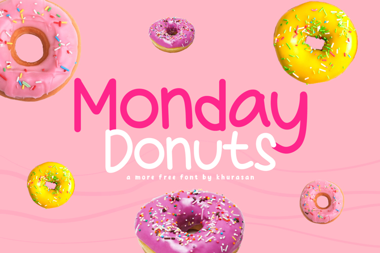 Monday Donuts Font