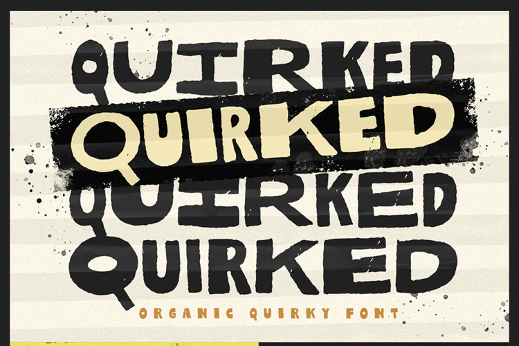 Quirked Font