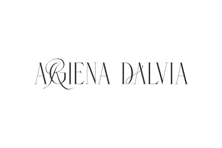 Preview of Argiena Dalvia Font