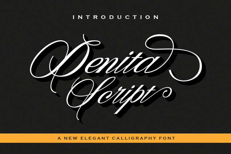 Denita Script Font