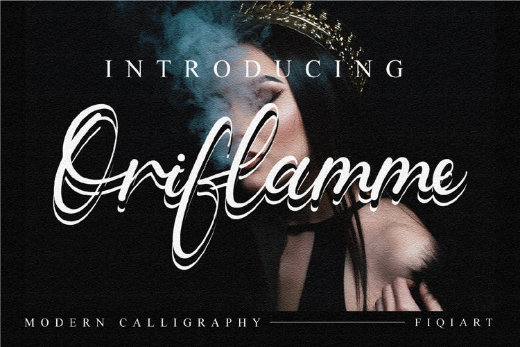 Oriflamme Font | Fiqiart | FontSpace