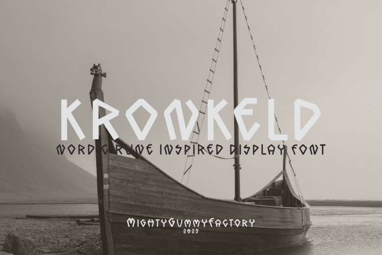 Preview of MGF Kronkeld Font