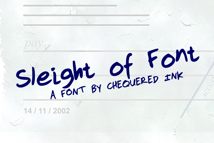 Sleight Of Font