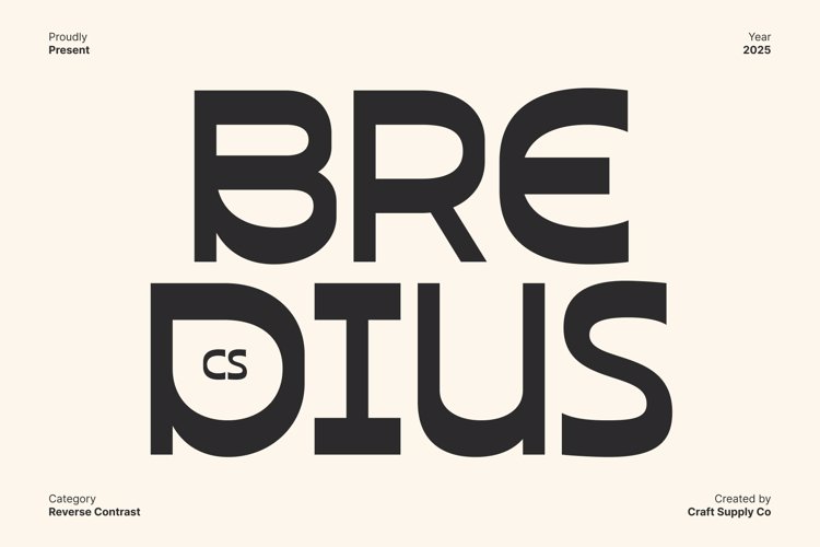 Preview of CS Bredius Font
