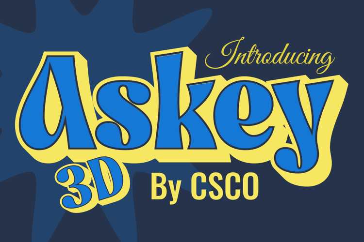 Askey 3D Font
