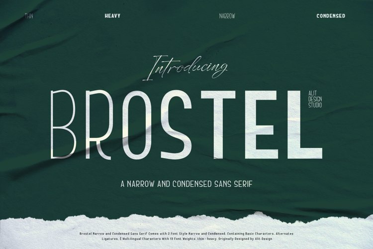 Brostel Medium Font