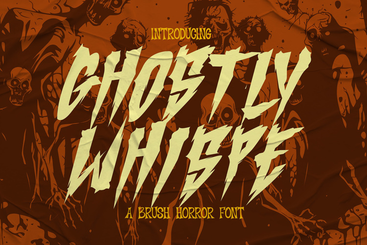 Preview of Ghostly Whispe Font