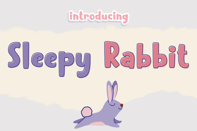 Sleepy Rabbit Font