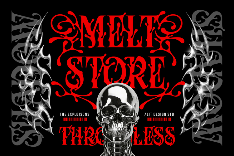 Preview of Candle Shlop Font