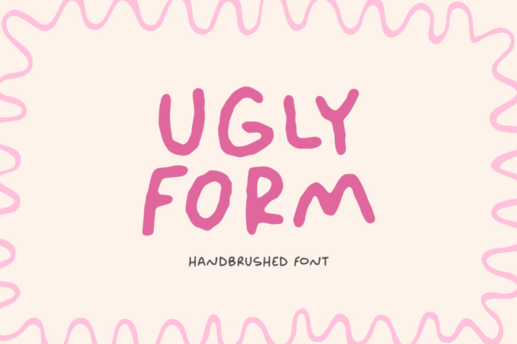 Preview of Ugly Form Font