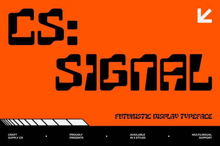 Preview of CS Signal Font