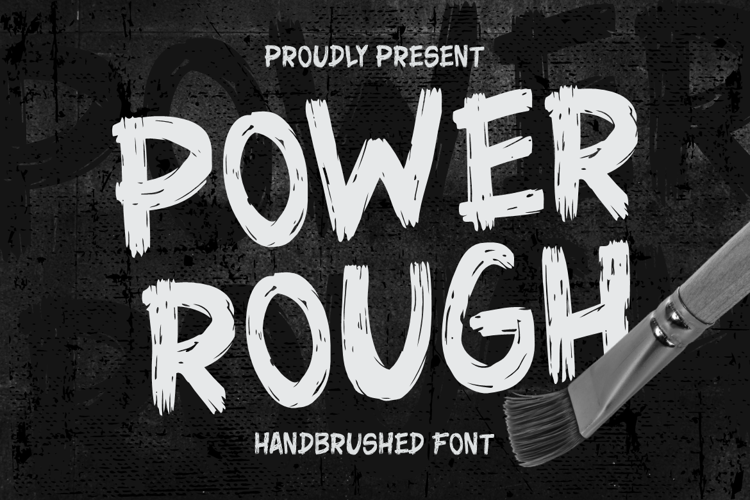 Preview of Power Rough Font