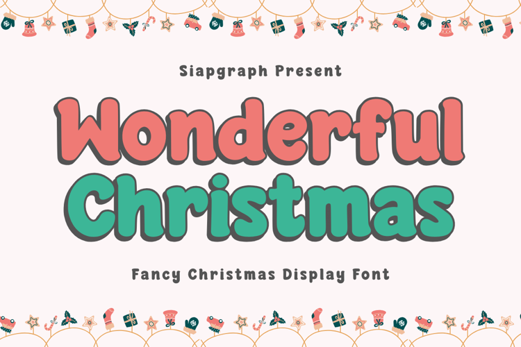 Preview of Wonderful Christmas Font