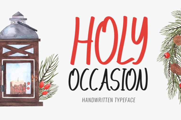 Holy Occasion Font