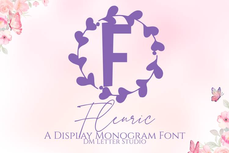 Preview of Fleuric Monogram Font