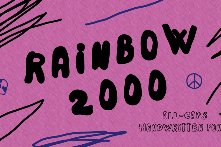 Rainbow 2000 Font