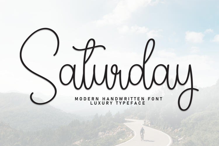 Preview of Saturday Font
