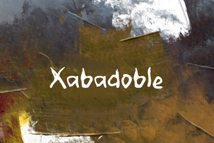 Preview of x  Xabadoble Font