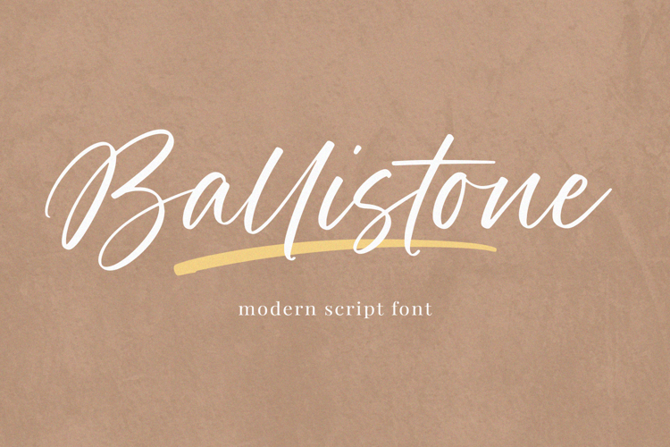 Ballistone Font