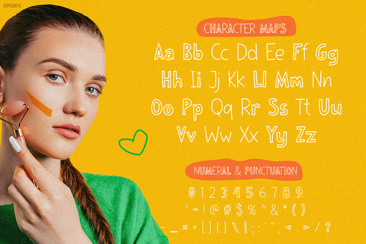 Preview of Sunshine Font