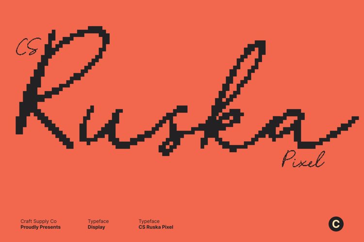 Preview of CS Ruska Pixel Font