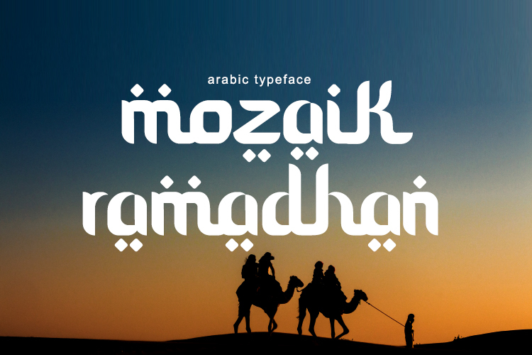 mozaik ramadhan Font