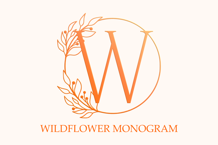 Preview of Wildflower Monogram Font