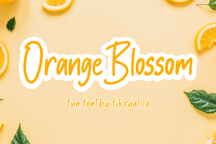 Orange Blossom Font