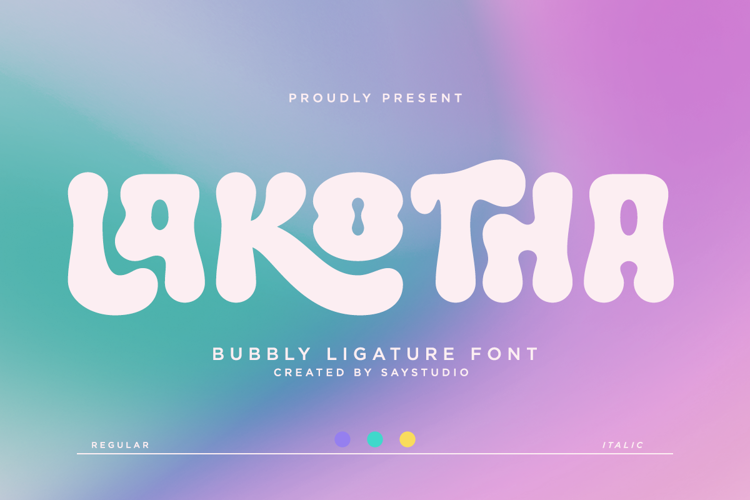 Preview of Lakotha DEMO Font