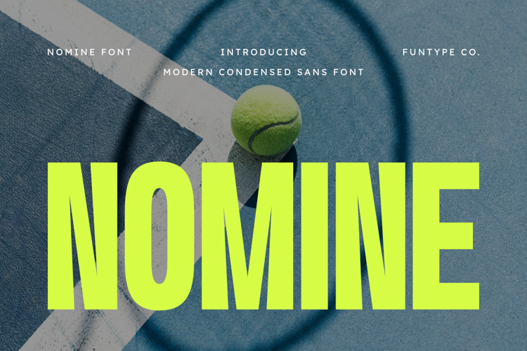 Preview of Nomine Font