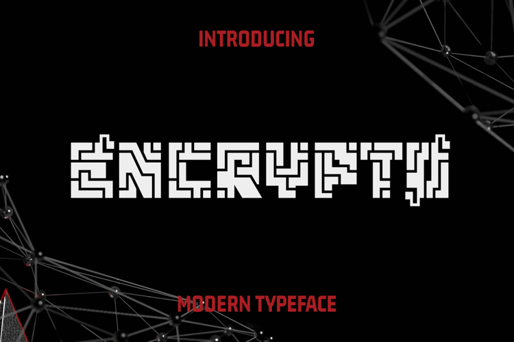 Preview of Encrypto Font