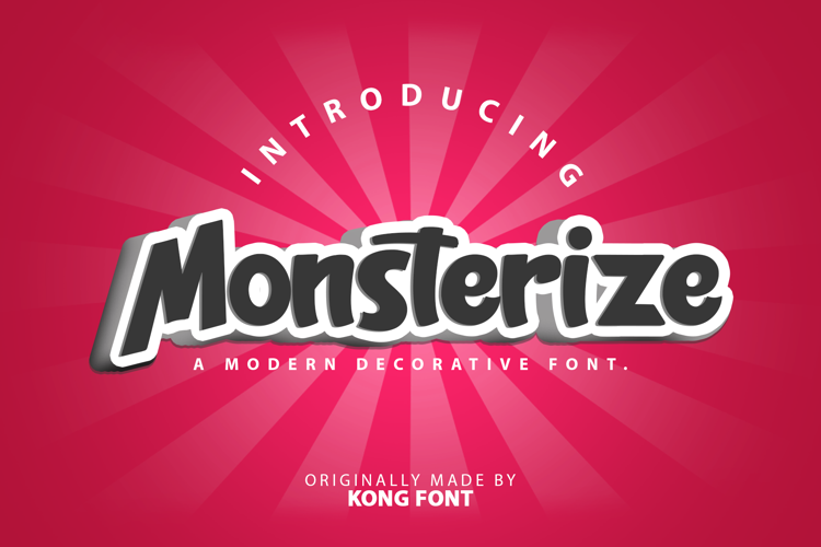 Monsterize Font
