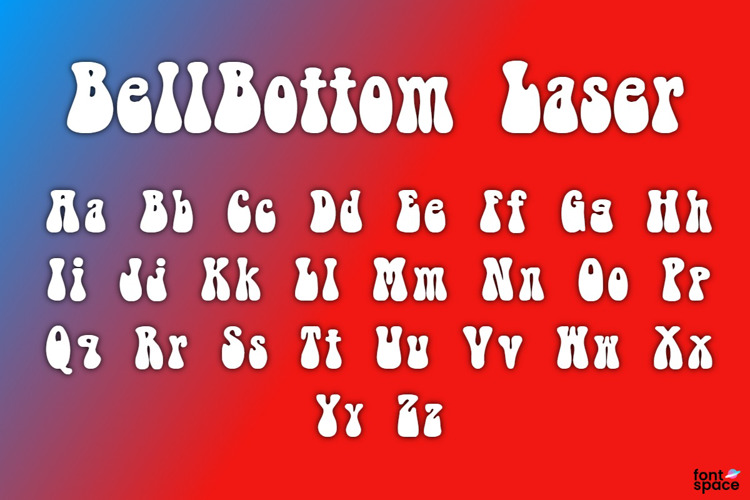 BellBottom Laser Font